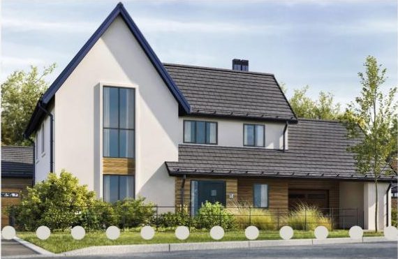 Alitherm 400 aluminium windows on a new-build house